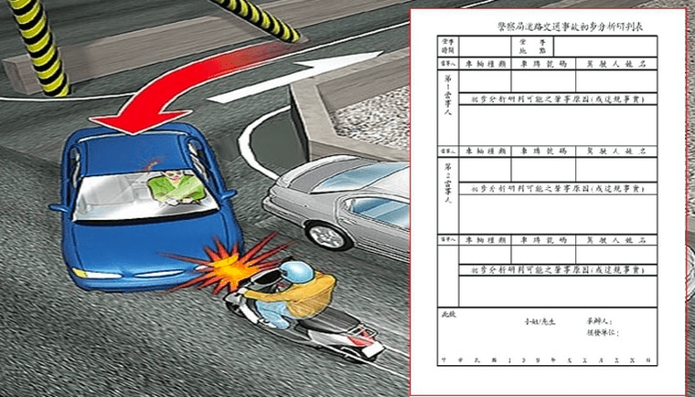 法律問蘋果 | 「交通事故初判表」為何沒載對方無照駕駛 警察不寫對嗎?